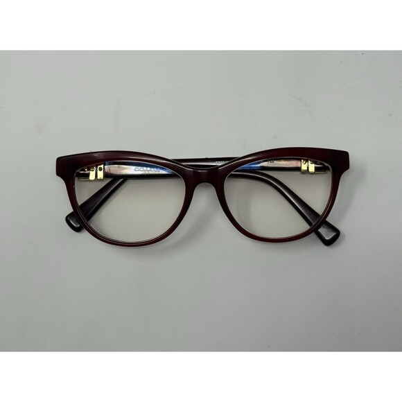 Coach Eyeglass Frames HC6087T 51-16-135 Burgundy 5393 main image 10
